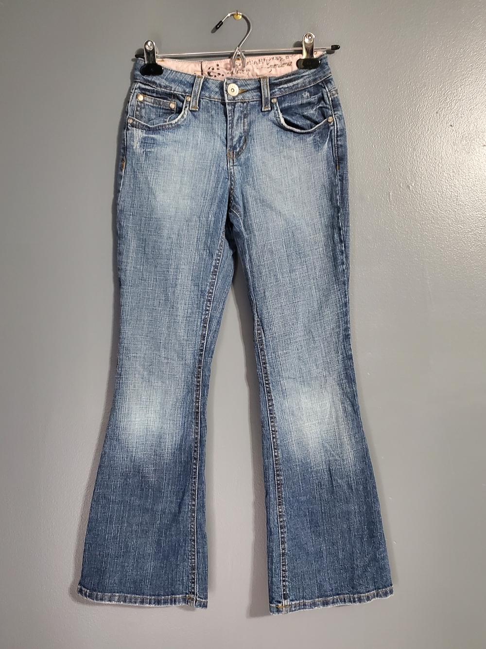 Vintage lei Light Blue Flare Jeans Mid Rise Women's Size 0